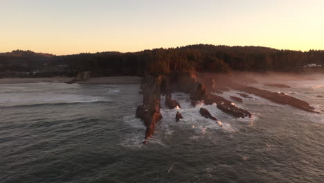 yoakam point at the oregon coast near cape arago