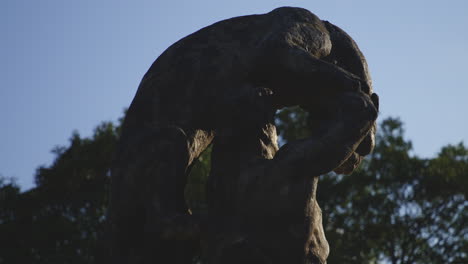 wild animals in art - bronze monument of a lioness attacking a warrior