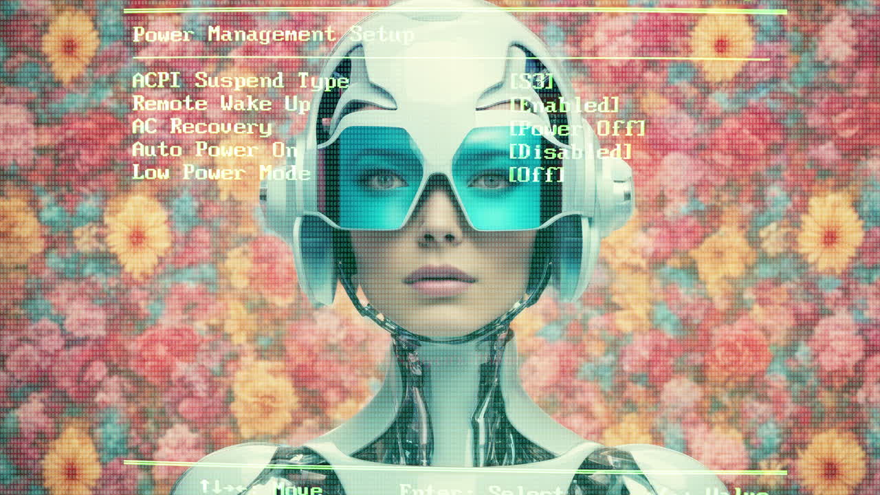 tecnología femenina con auriculares vr en hecho con ai