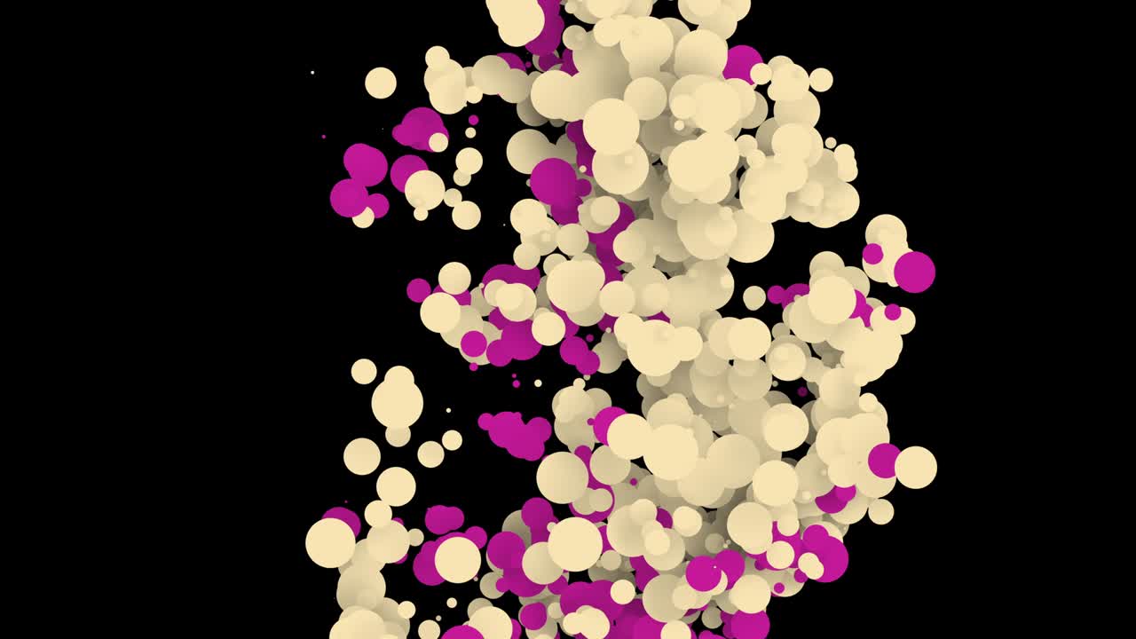 액체 시레이션 배경과 큰 물방울 원형