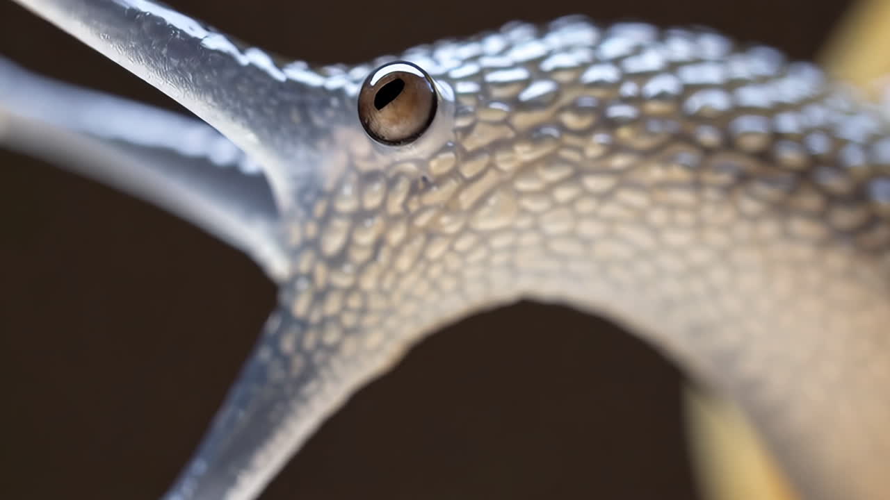 Close-up of a Snail's Eye