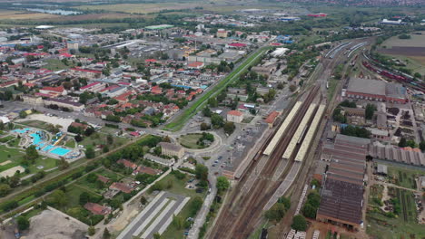 miskolc city in hungary, railroad station