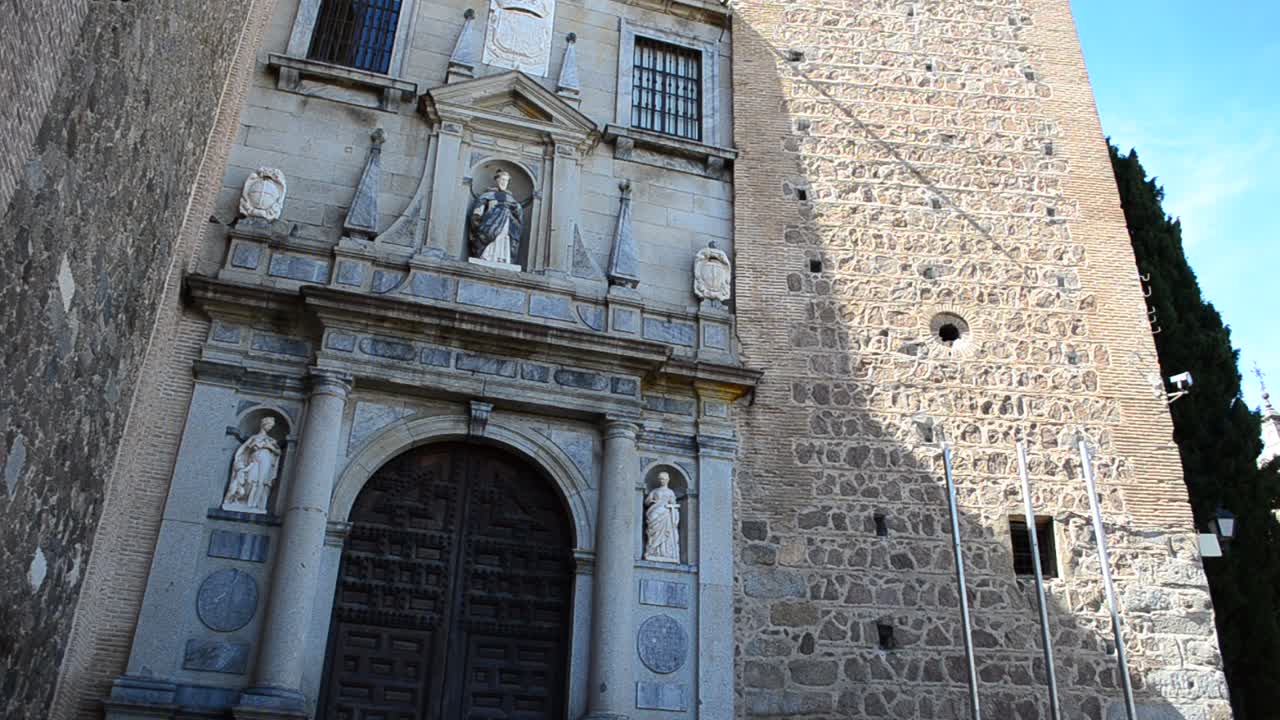 Iglesia de Santo Tome. Toledo, Spagna. Torre mudéjar della Chiesa di Santo Tome nella Città Storica di Toledo. La Città Storica di Toledo è un sito patrimonio dell'umanità UNESCO.
