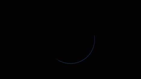 loading digital wheel glowing circle flow circle background technology and buffering symbol or icon