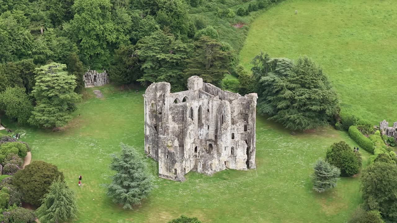 Historic ruins and countryside trails in Wiltshire, tourism and heritage cultural, UK