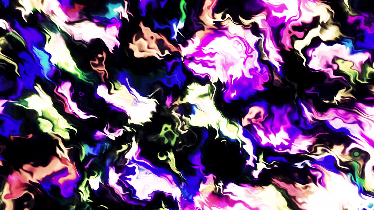 Abstract Psychedelic Marbling Pattern