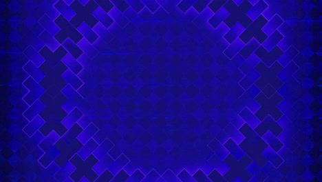 patrón de diamante azul abstracto con cruz