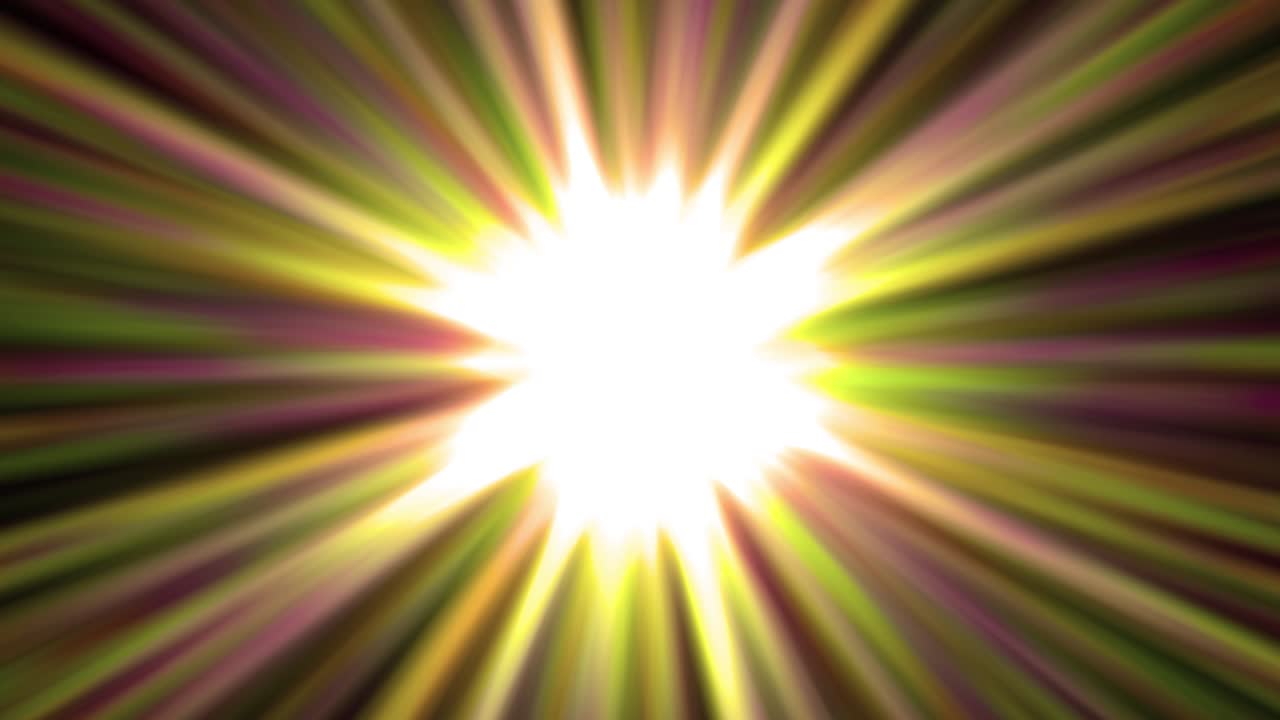 rayo de luz del sol bucle gráfico vj