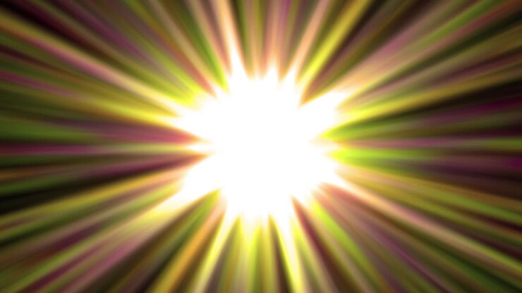 Ray beam light sun graphic loop vj
