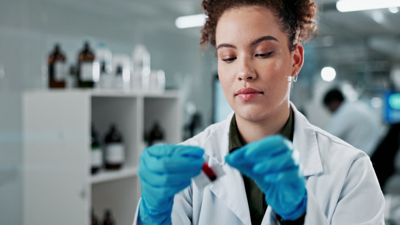 Científico en un laboratorio