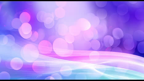 vibrant abstract background with bokeh lights and flowing waves