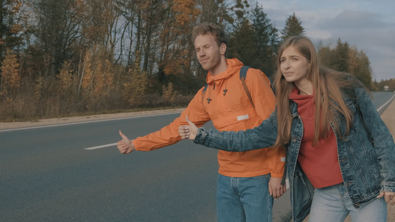 автостопщики