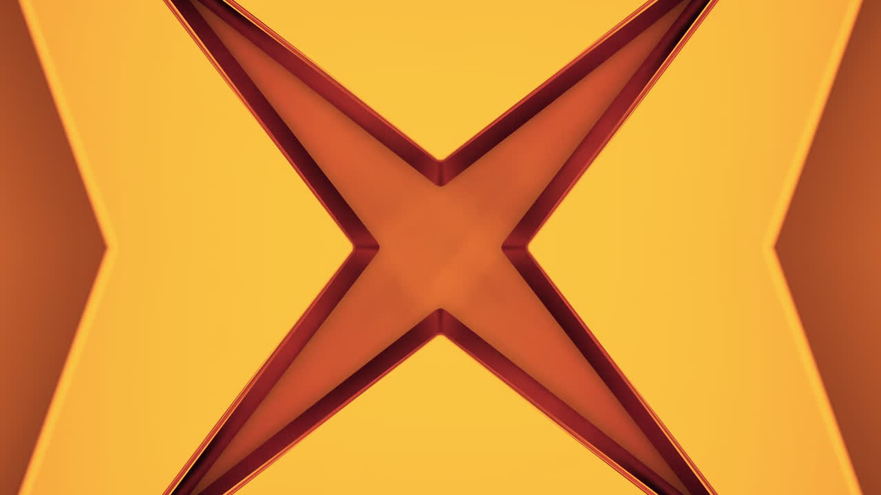 patrón geométrico abstracto con luz naranja y roja