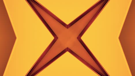 patrón geométrico abstracto con luz naranja y roja