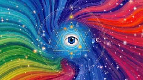 spiritual eye abstract art