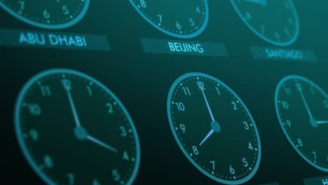 time zone clocks
