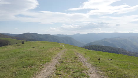 mountain landscape with a path