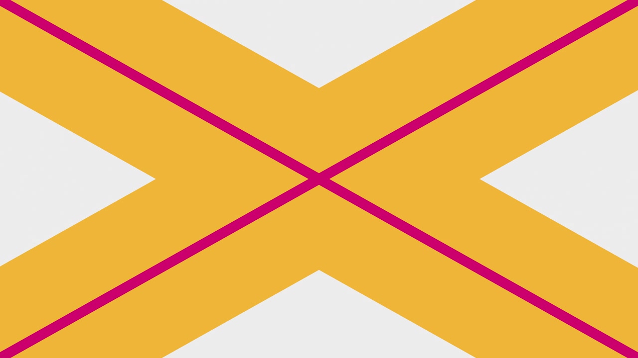 Abstract Geometric Animation with Expanding X Shapes