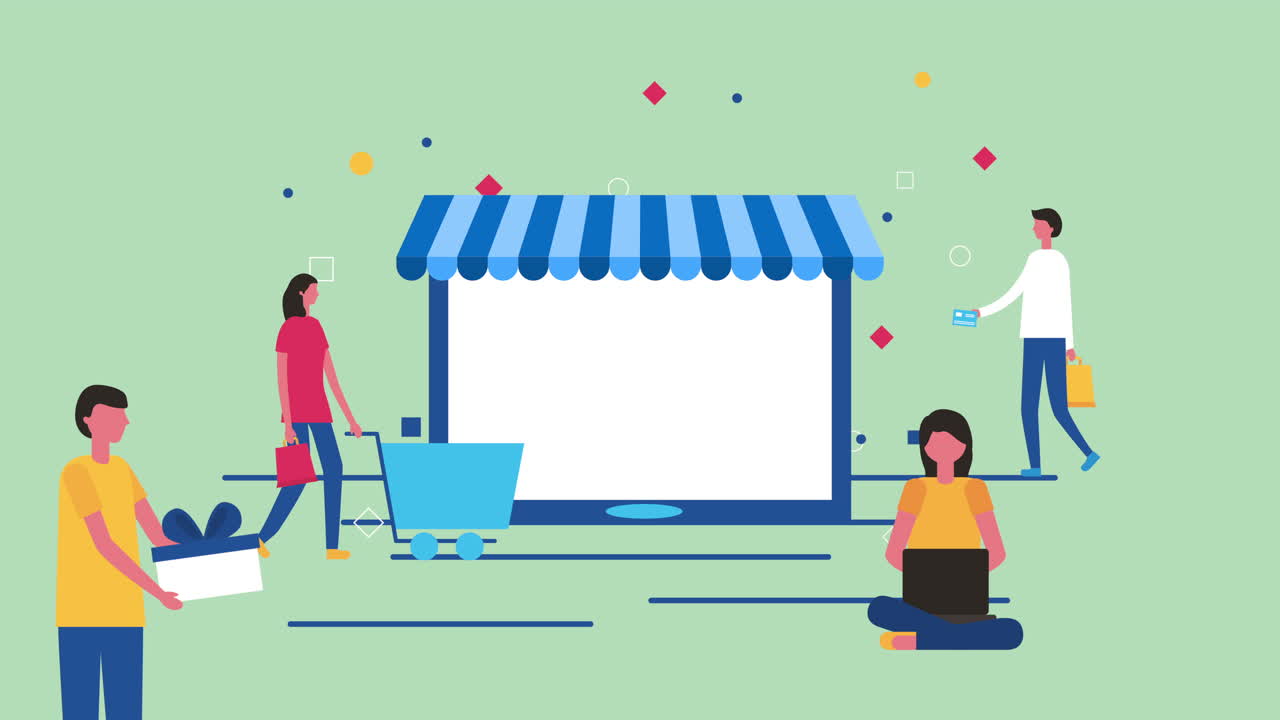 태블릿 미디어 마케팅을 사용하는 고객