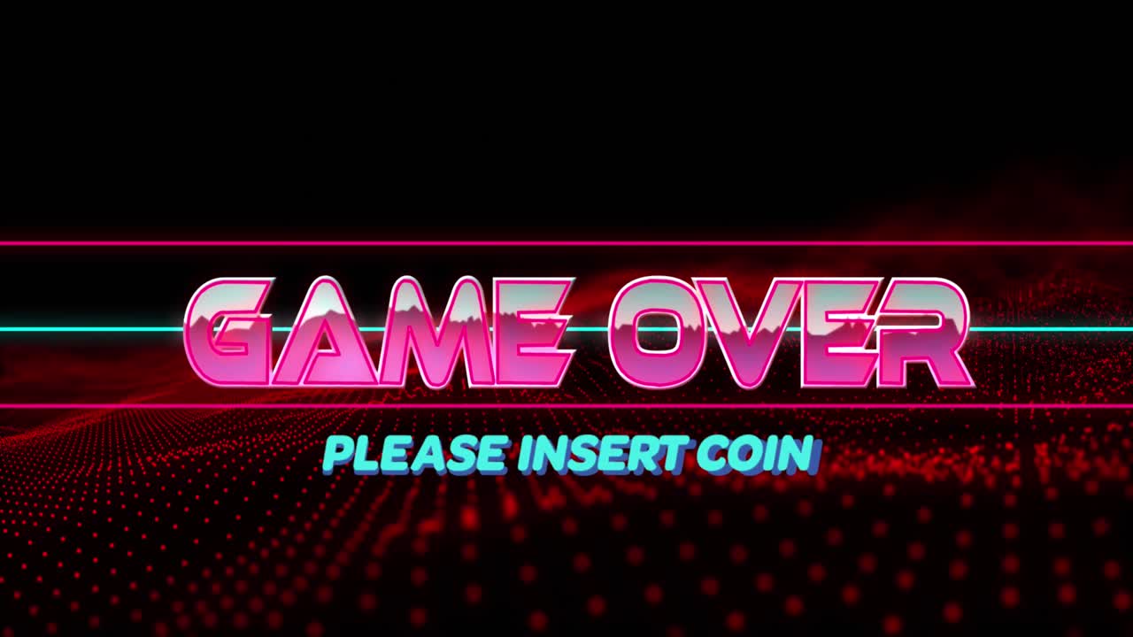 메탈릭 분홍색 글자 에 있는 텍스트 위 에 있는 게임 의 애니메이션 과 메시 위 에 있는 선