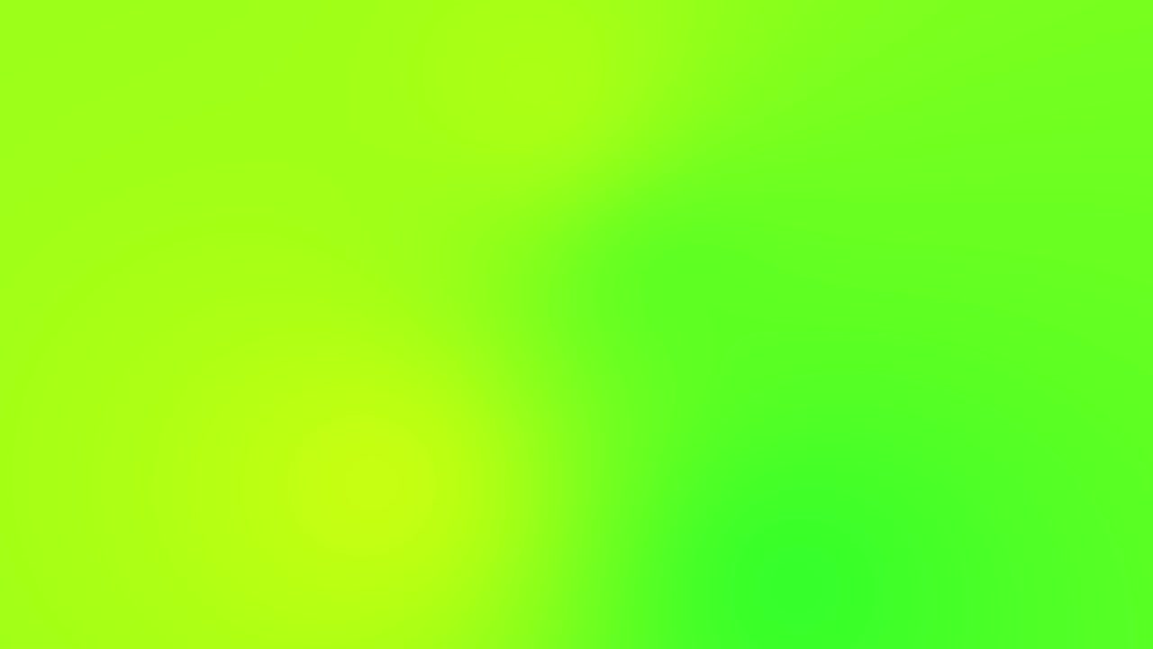 pantalla de luz de ilusión de espectro verde y amarillo de agua de marea