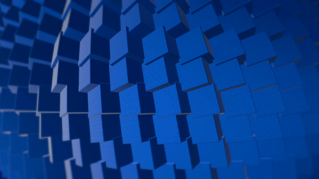 4k spinning abstract 3d shape background (loopable) - tecnología de video de stock, conceptos y temas, internet