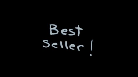 "best seller" organic words, hand-crafted without a computer - for more, search "abstractvideoclip" using the quotation marks