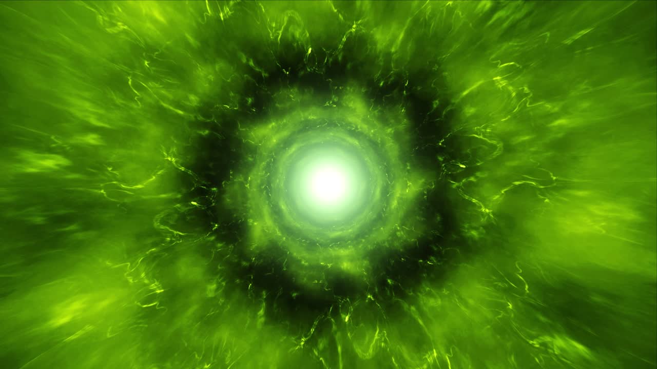 efecto de energía venenosa verde brillante