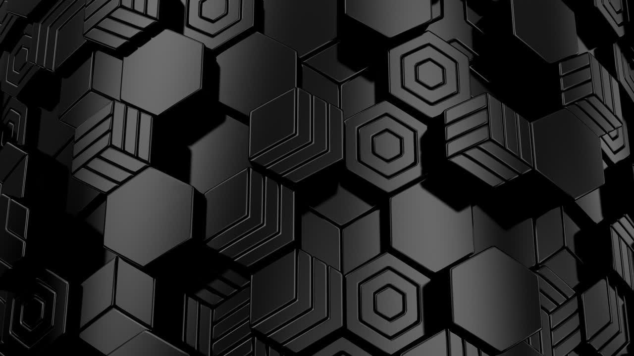 el fondo de los hexágonos