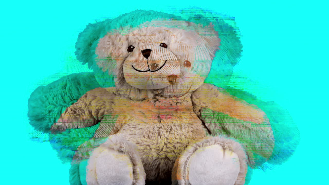 왜곡된 테디 베어