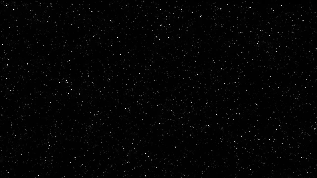 Seamless loop of shinny stars animation