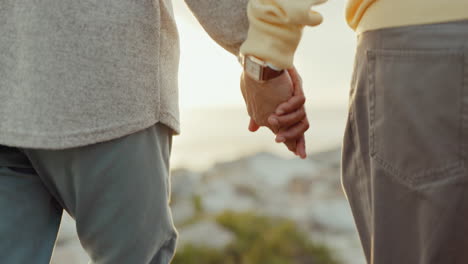 couple, love and holding hands