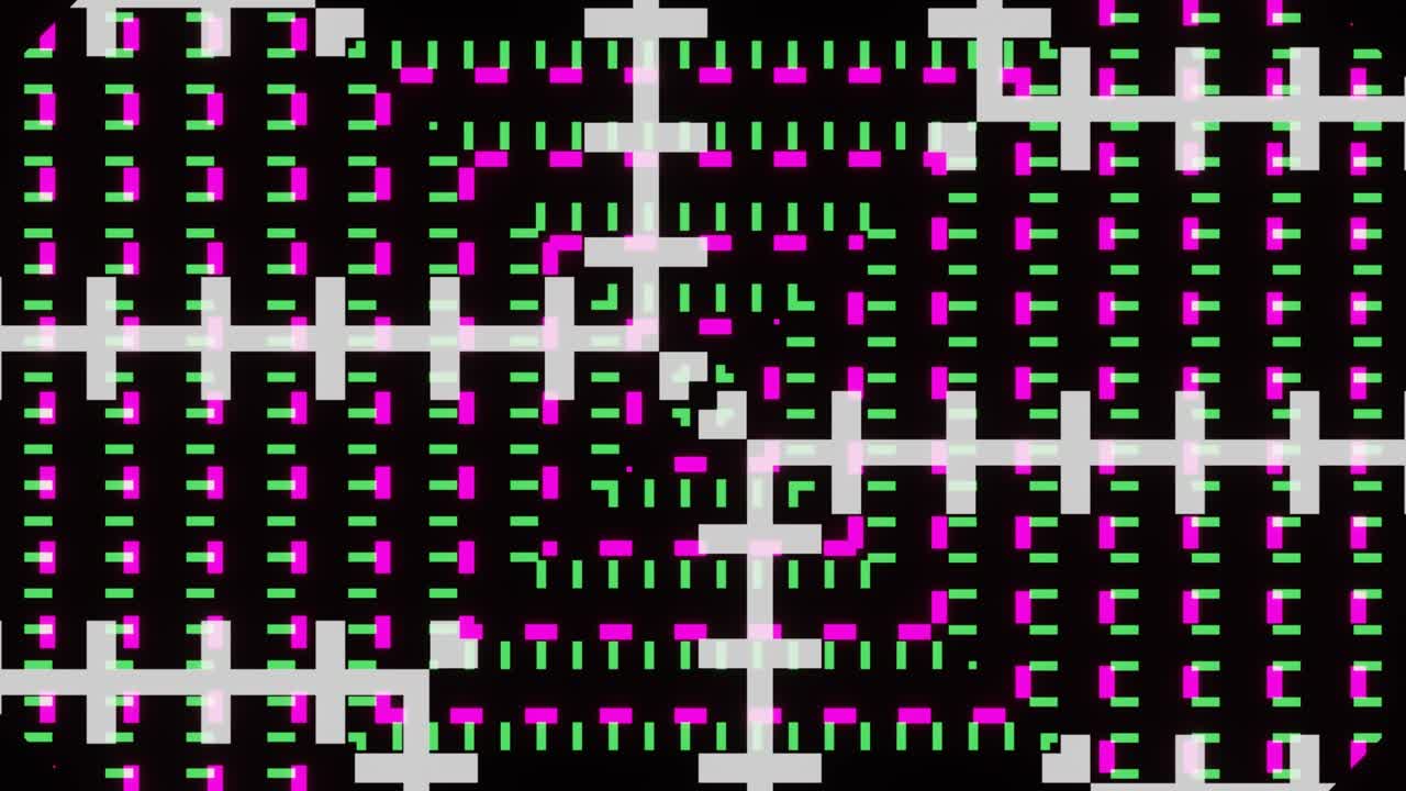 Mesmerizing cyclic animation of lines and patterns