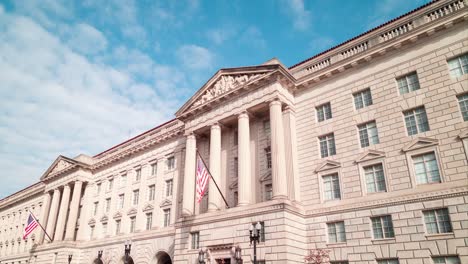 u.s. department of commerce - herbert hoover building - washington, dc - time-lapse