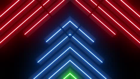 fondo con patrón geométrico de neón
