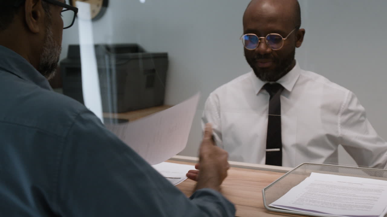Business Meeting Signing Documents