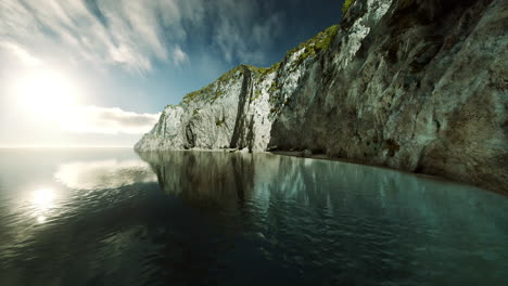 coastline with ocean and rocks