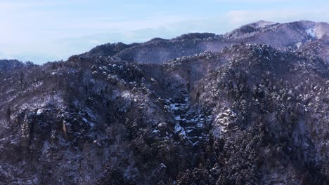 일본 산, 야마가타 현의 눈, 야마데라 사원