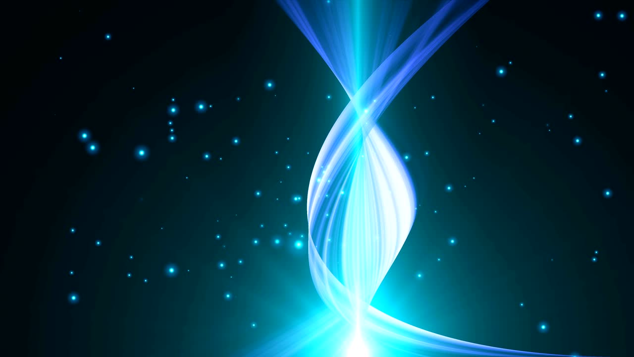 파동하는 과 입자 추상적인 배경