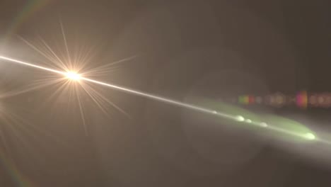 animación de rastros de luz y puntos sobre fondo negro