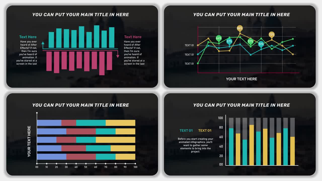 Data Presentation with Venice Backdrop