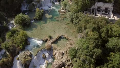 AERIAL:-Krka-National-Park-in-Croatia