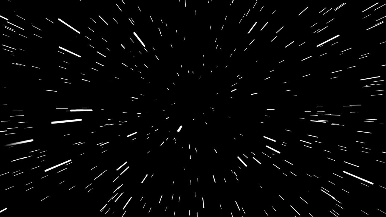 4k fondo cósmico creativo abstracto. hiper salto a otra galaxia. velocidad de luz rápida, rayos de neón brillantes en movimiento.