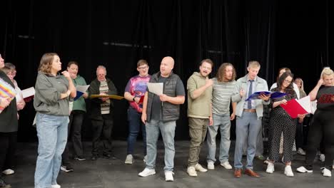 acting group technical rehearsals, musical stage performances