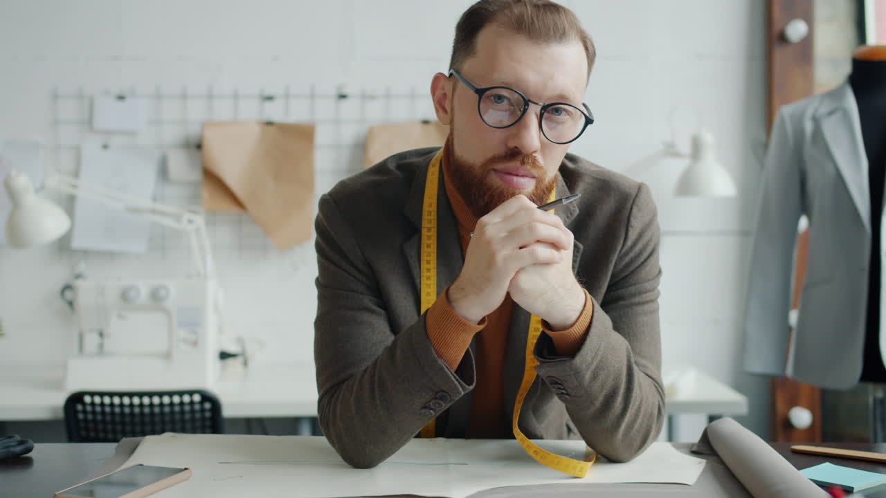 diseñador de moda en el trabajo