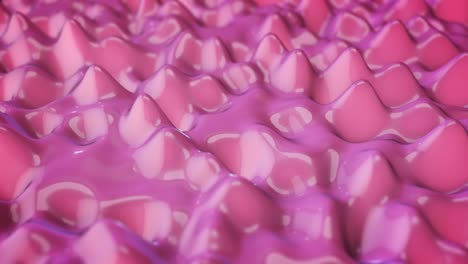 Rosafarbener-Metallischer-Flüssiger-Hintergrund,-Wellenförmiges-Wasserflüssigkeits-Texturmuster