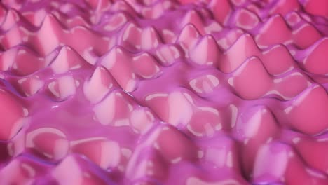 pink metal liquid background, waving water fluid texture pattern