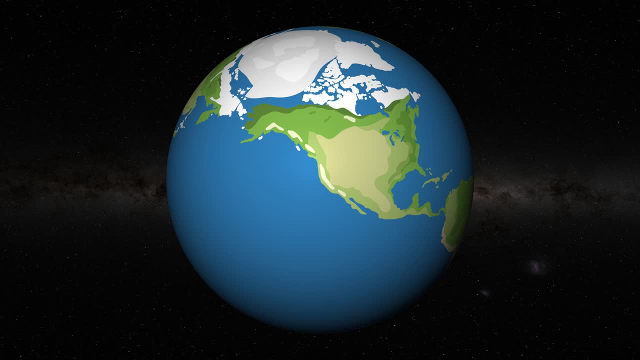 zoom animado desde la tierra hasta san francisco.