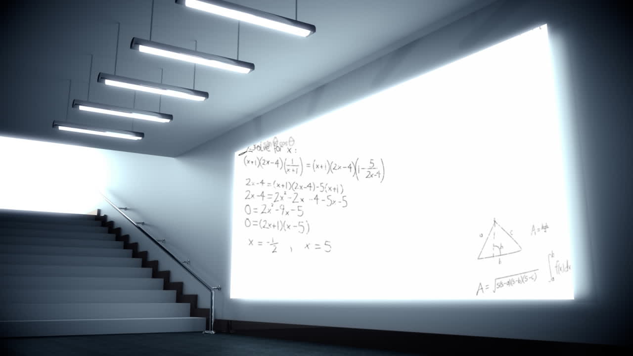 ecuaciones matemáticas en un lcd