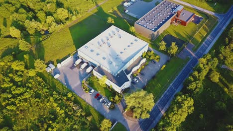 Aerial-view-of-goods-warehouse